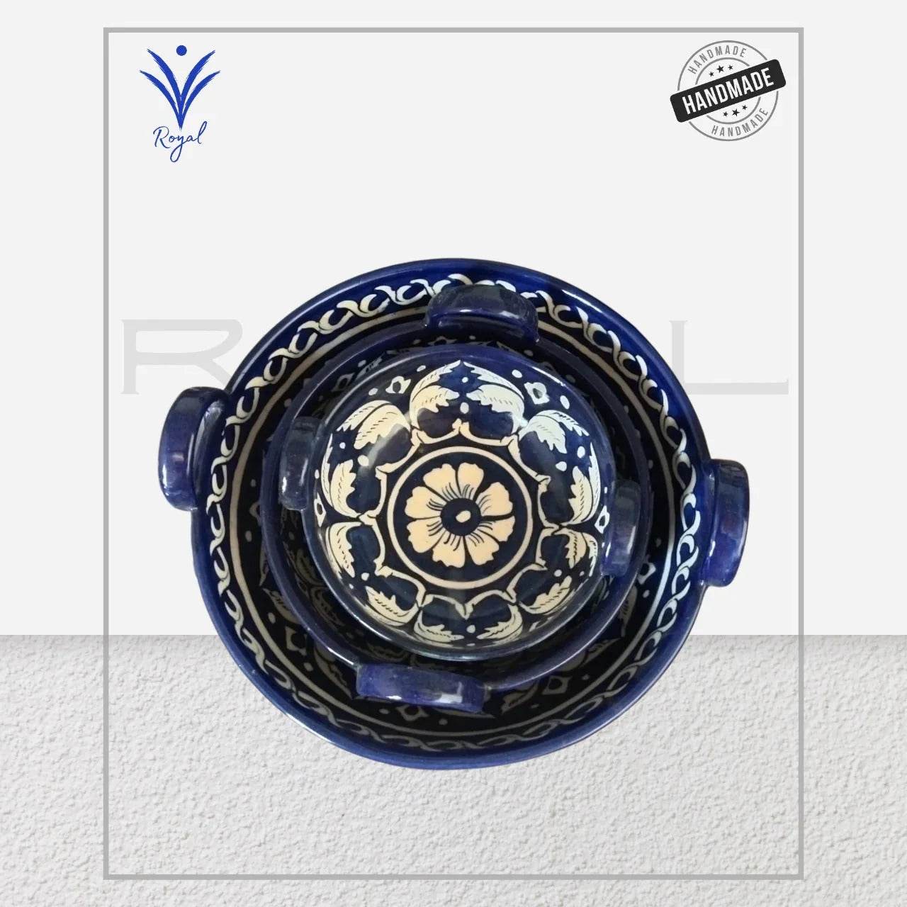 Multani Blue Pottery Karahi at RHA Pottery