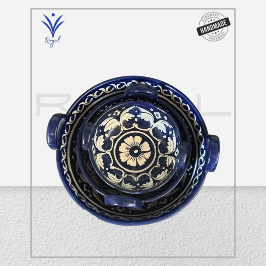 Multani Blue Pottery Karahi at RHA Pottery