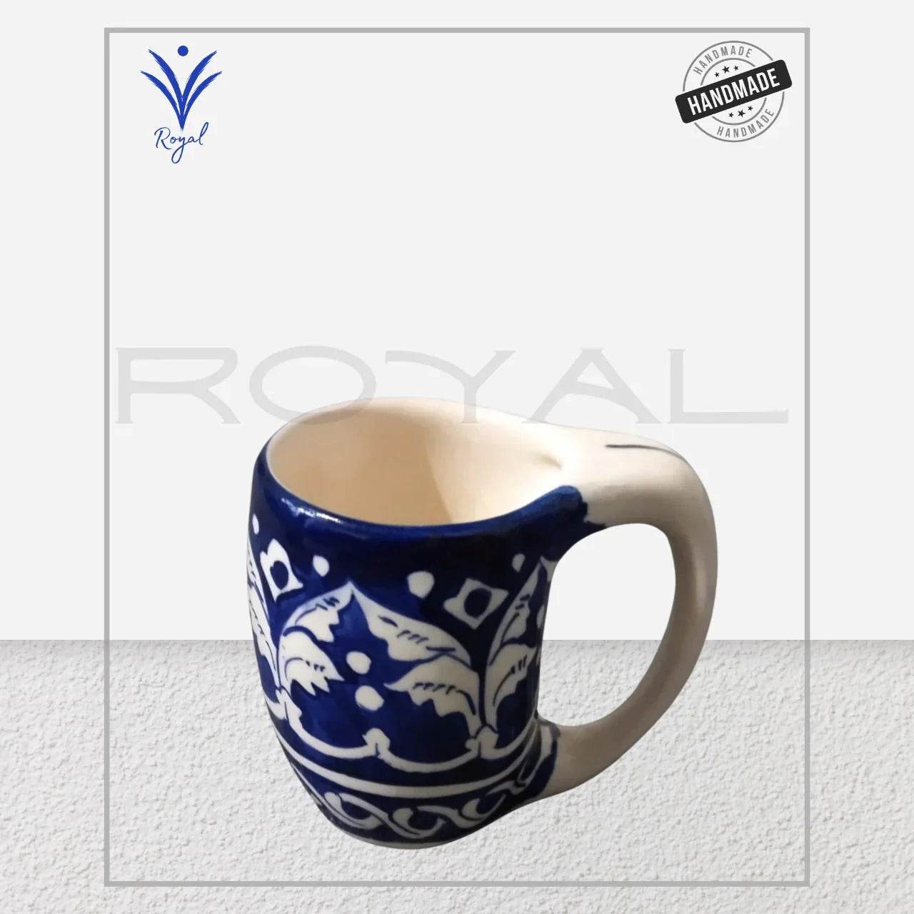 Blue Pottery Ceramic Mug (6 Cup Set) - RHA Pottery