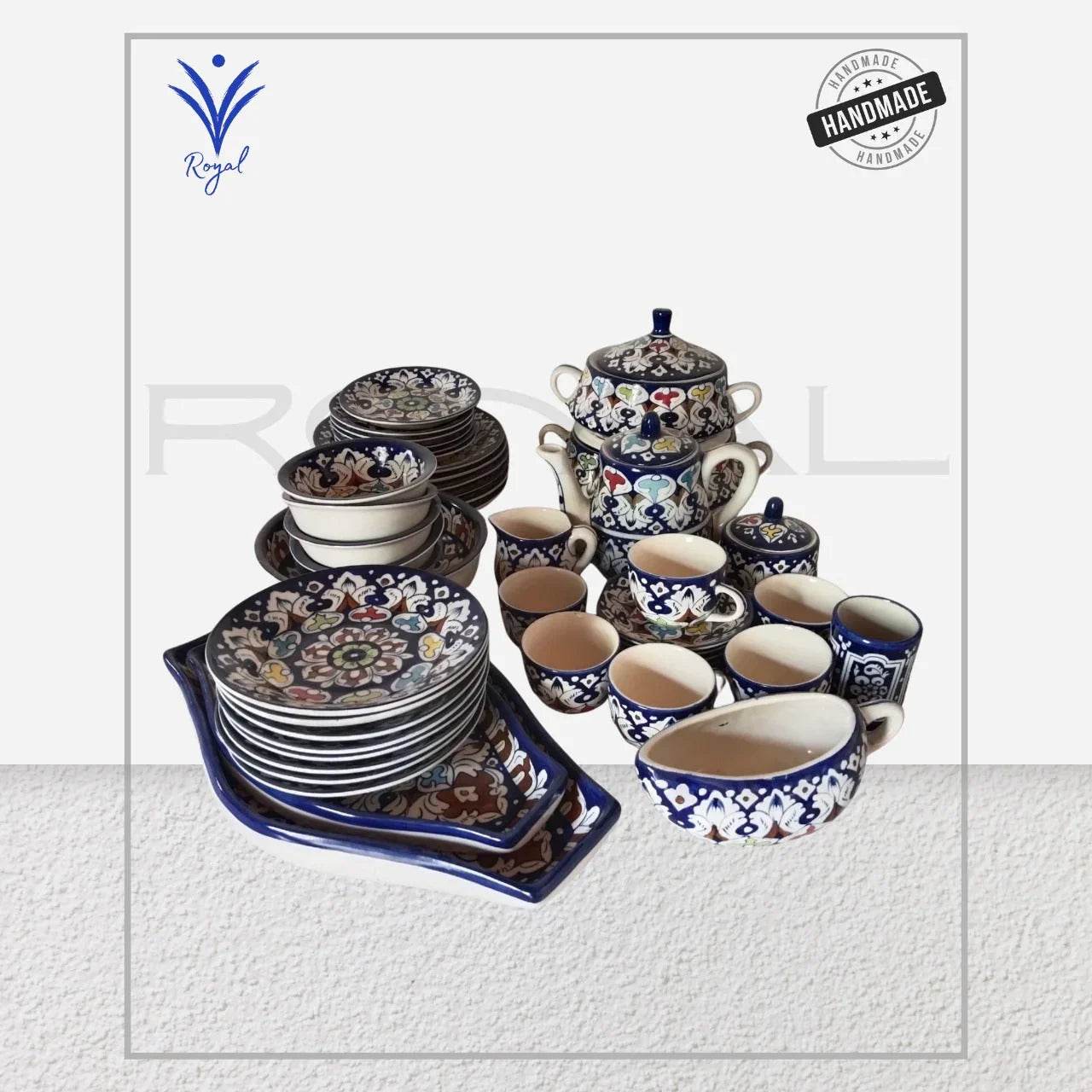 Image of Multani Blue Pottery Dinner Set – Royal Haritage Artisan - RHA Pottery
