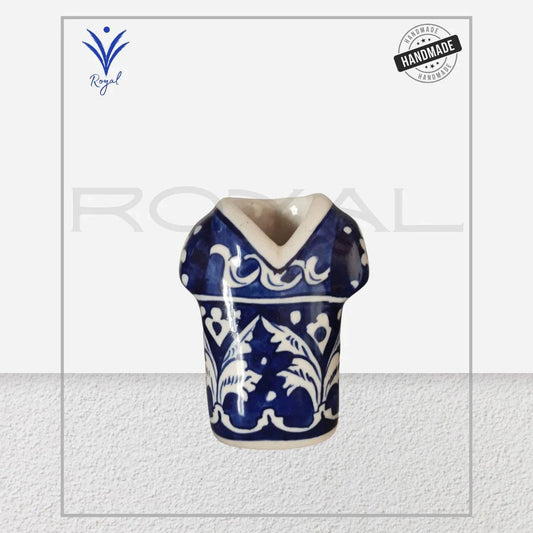 Multani Blue Pottery Shirt Pot Royal Haritage Artisan